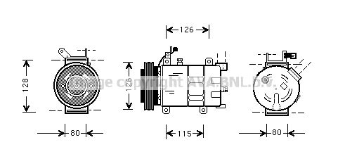 AVA QUALITY COOLING kompresorius, oro kondicionierius OLAK021